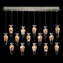 Fine Art Handcrafted Lighting 100023-12ST - Essence 49&#34;W Rectangular Pendant