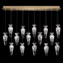 Fine Art Handcrafted Lighting 100023-21ST - Essence 49&#34;W Rectangular Pendant