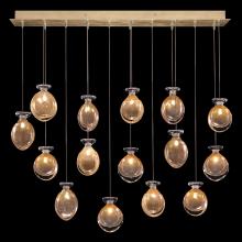 Fine Art Handcrafted Lighting 100023-24ST - Essence 49&#34;W Rectangular Pendant