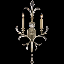 Fine Art Handcrafted Lighting 704850ST - Beveled Arcs 32&#34;H Sconce
