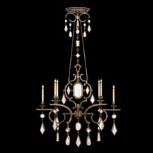 Fine Art Handcrafted Lighting 708940-3ST - Encased Gems 50&#34;W Oblong Chandelier