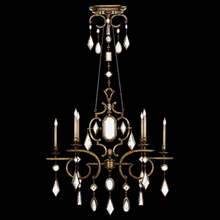Fine Art Handcrafted Lighting 726040-3ST - Encased Gems 50&#34;W Oblong Chandelier
