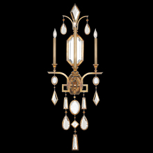 Fine Art Handcrafted Lighting 727050-3ST - Encased Gems 49&#34;H Sconce