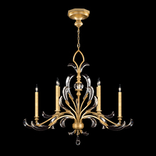 Fine Art Handcrafted Lighting 739240-SF3 - Beveled Arcs 44&#34;W Oblong Chandelier