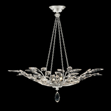 Fine Art Handcrafted Lighting 753640-SF4 - Crystal Laurel 35&#34;W Round Pendant