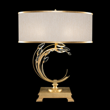 Fine Art Handcrafted Lighting 758610-SF33 - Crystal Laurel 31&#34;H RSF Table Lamp