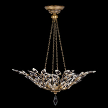 Fine Art Handcrafted Lighting 776340ST - Crystal Laurel 35&#34;W Round Pendant