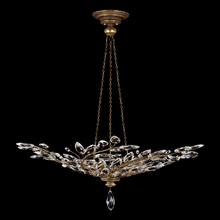 Fine Art Handcrafted Lighting 776440ST - Crystal Laurel 47&#34;W Round Pendant