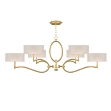 Fine Art Handcrafted Lighting 780040-SF33 - Allegretto 63&#34;W Oblong Chandelier
