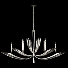 Fine Art Handcrafted Lighting 798140ST - Vol de Cristal 46&#34;W Oblong Chandelier