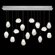 Fine Art Handcrafted Lighting 853740-13LD - Natural Inspirations 48&#34;W Rectangular Pendant
