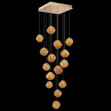 Fine Art Handcrafted Lighting 866840-22LD - Vesta 19&#34;W Square Pendant