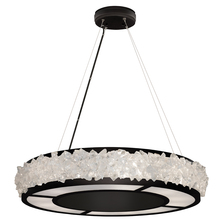 Fine Art Handcrafted Lighting 878140-2ST - Arctic Halo 30&#34;W Round Pendant