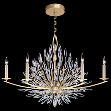 Fine Art Handcrafted Lighting 883240-1ST - Lily Buds 48&#34;W Oblong Chandelier