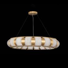 Fine Art Handcrafted Lighting 925740-32ST - Bond 45&#34;W Round Pendant